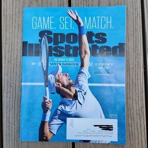Sports Illustrated March 2023 Game Set Match Novak Djokovic Tennis